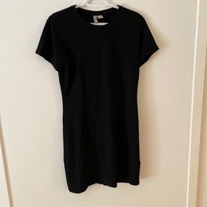 Black T-shirt dress